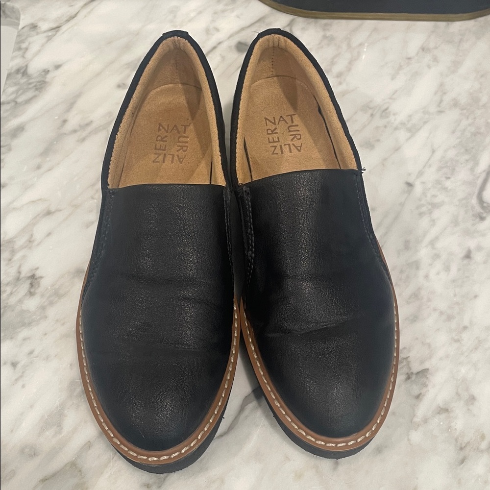 Naturalizer Black Loafers